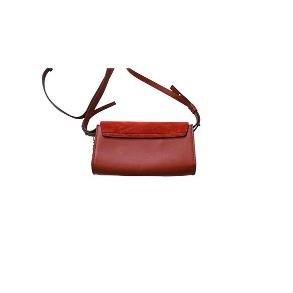 Pre Loved Chloe  Faye Small Shoulder Bag in Red Leather - Picture 2 of 7